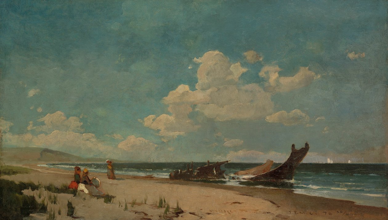 شاطئ نانتاسكت ، 1876. بواسطة إميل كارلسن