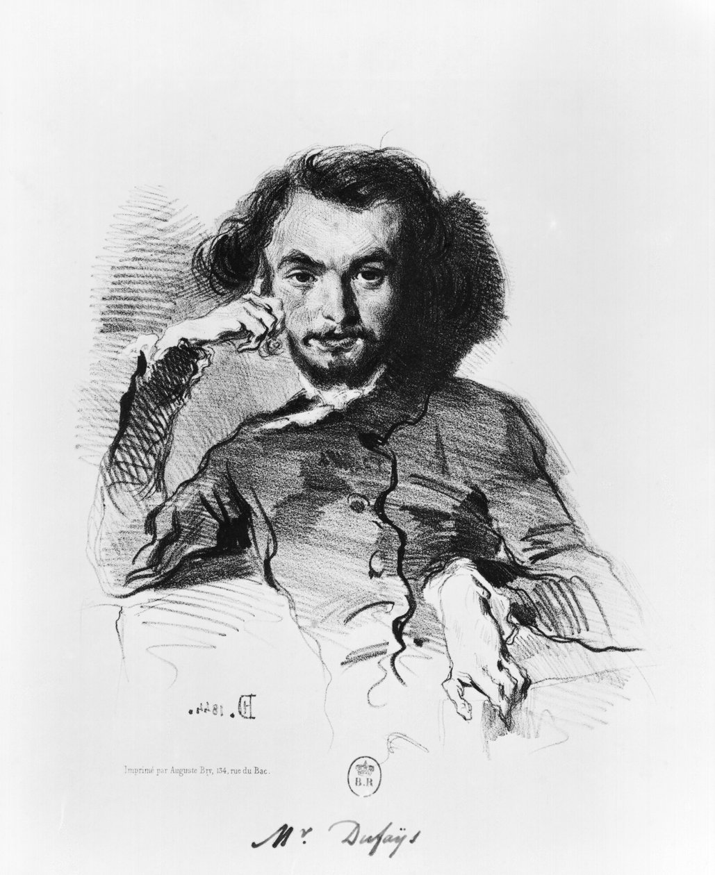 تشارلز بودلير (1821-67) 1844 بواسطة إميل إيزيدور ديروي