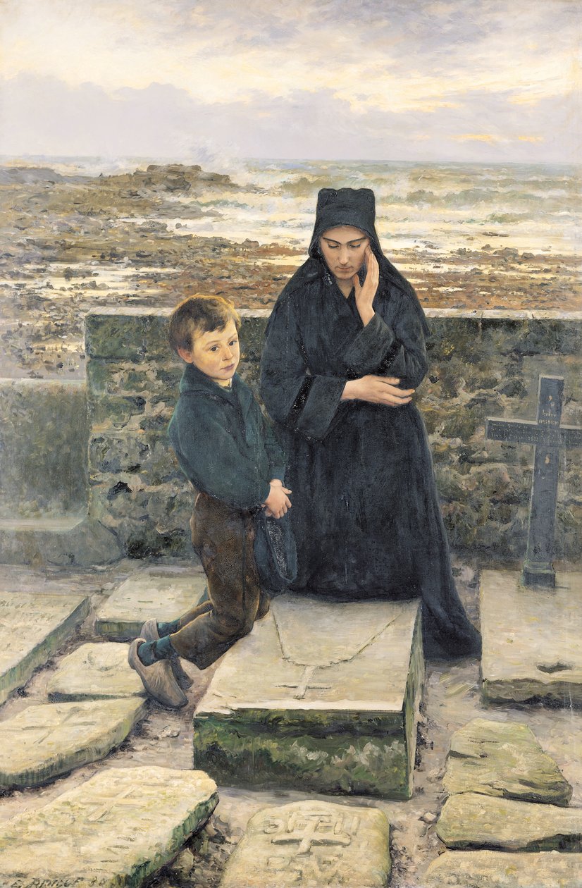 أرملة إيل دو سين ، 1880 بواسطة إميل رينوف