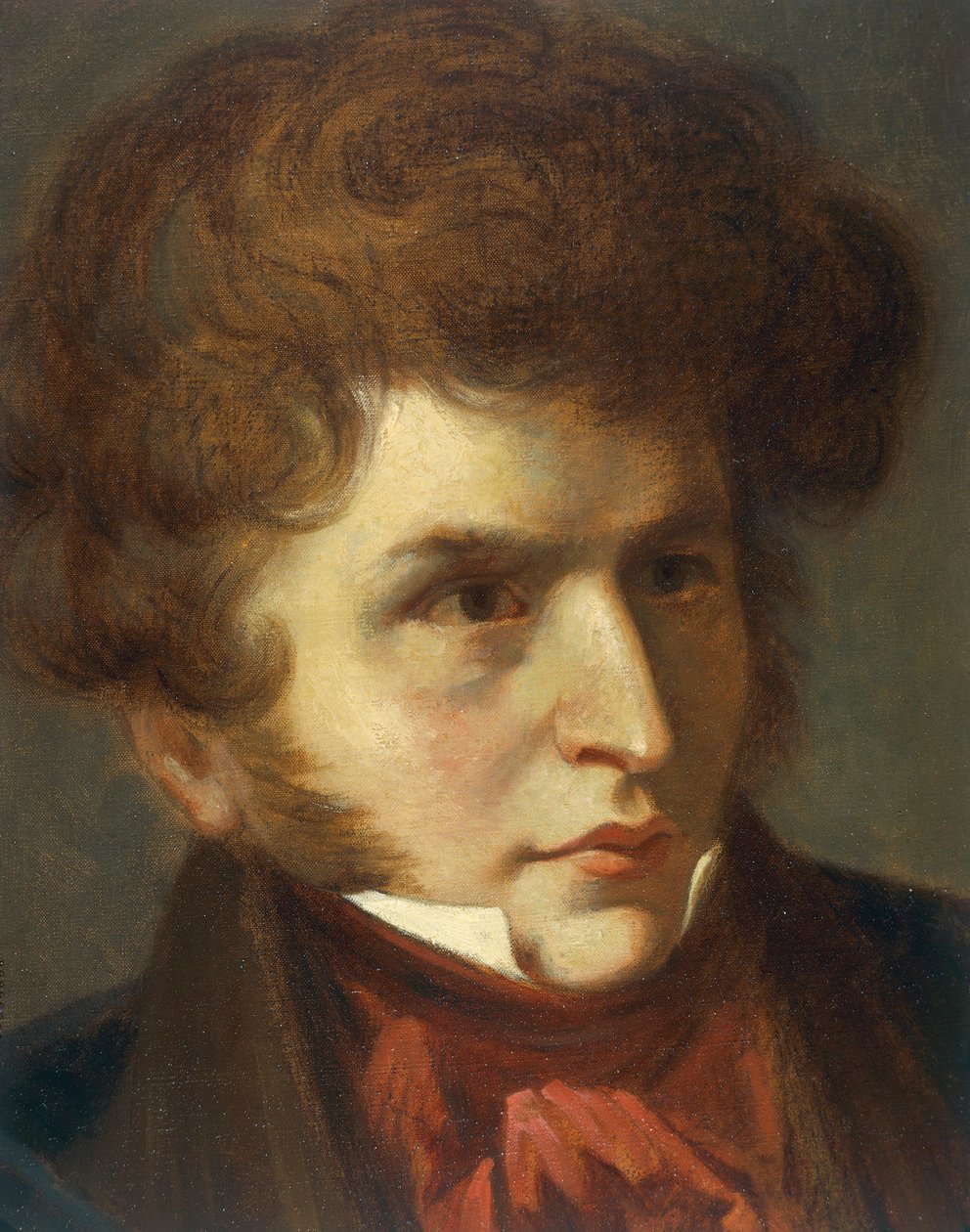 France, La-Cote-Saint-Andre, Portrait of Hector Berlioz بواسطة إميل (بعد) سيغنول