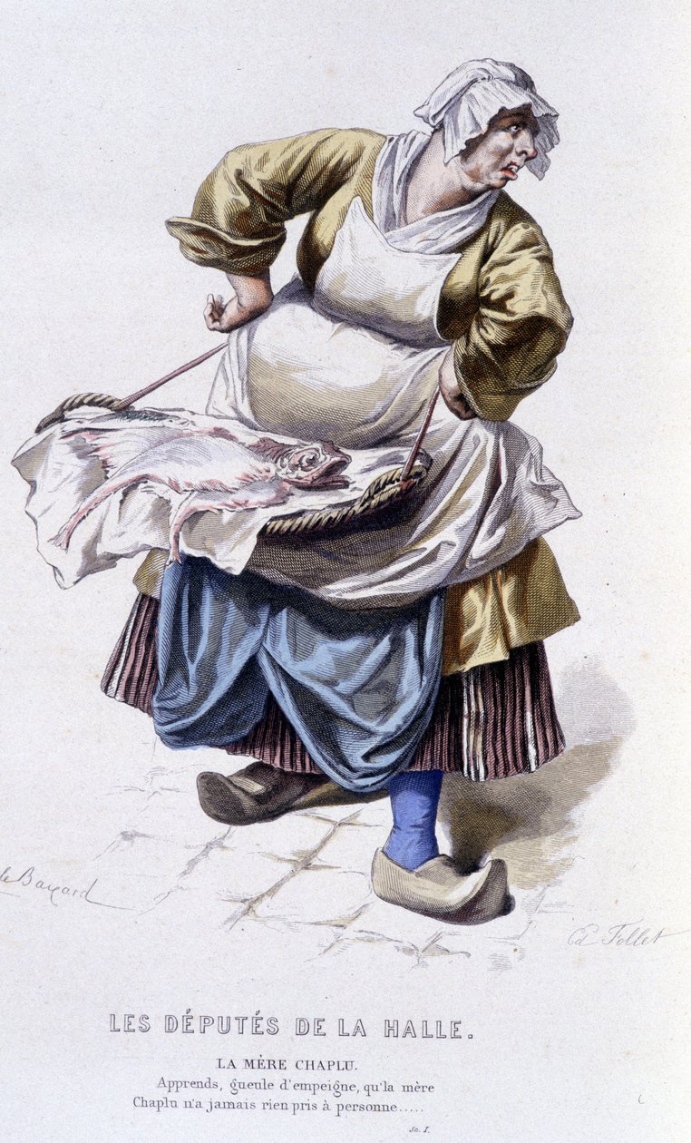 عمل كامل من قبل Beaumarchais (1732-1799) بواسطة Edouard Fournier. رسم اميل بايارد. إد. لابلاس ، سانشيز إت سي ، باريس 1876. هذه الأم تشابلو في "نواب القاعة" بواسطة إميل أنطوان بايارد