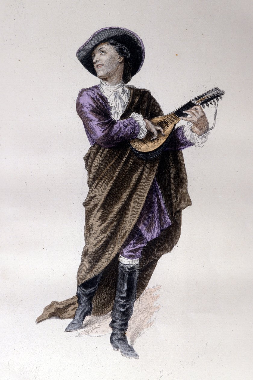 تم إنشاء كونت المافيفا ، وهو شخصية حلاق إشبيلية دي بومارشيه (1732 - 1799) في عام 1773. رسم إيضاحي بواسطة إميل بايارد. بواسطة إميل أنطوان بايارد