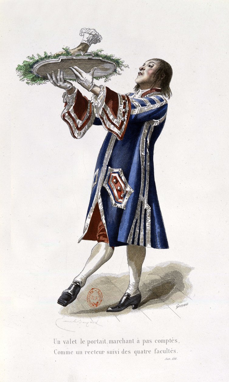 رسم توضيحي لـ In Works of Nicolas Boileau ، Paris 1873 ، Laplace Sanchez and Cie Publishers (نقش) بواسطة إميل أنطوان بايارد