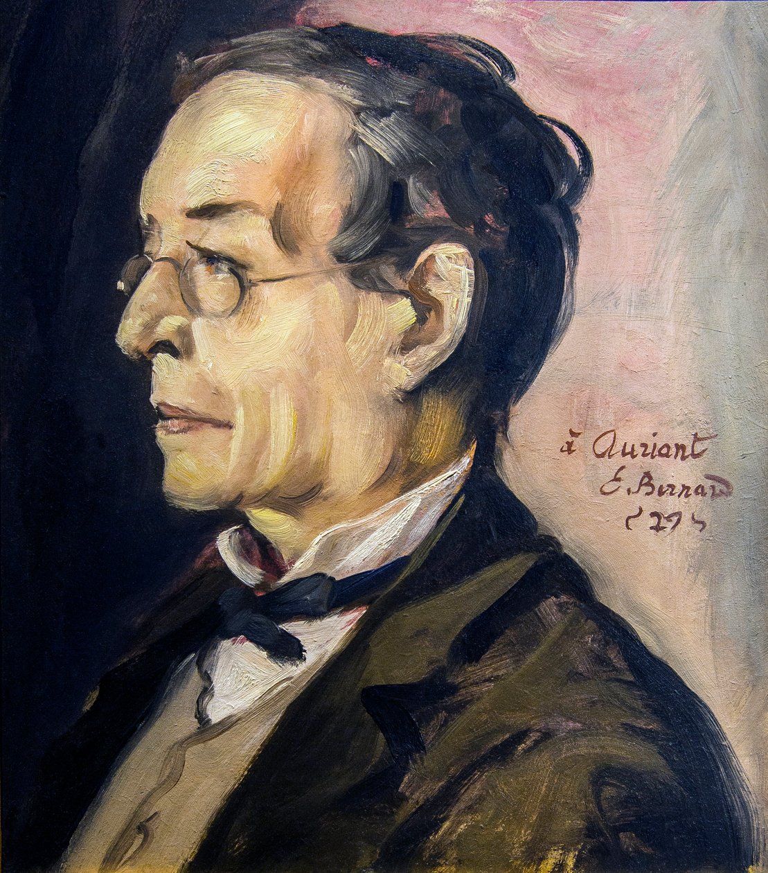 صورة شخصية لكاتب وكاتب عمود بول لوتود (1872-1956). لوحة إيميل برنارد (1868-1941) - زيت على ورق مقوى ارتفاع: 48 سم ؛ L: 41 سم - متحف كالفيت ، أفينيون بواسطة اميل برنارد