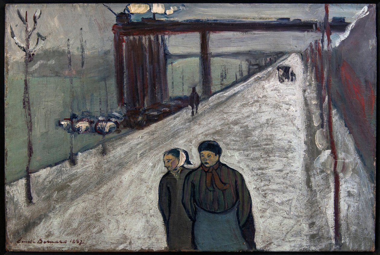 Quai de Clichy - 1887 (زيت على قماش) بواسطة اميل برنارد