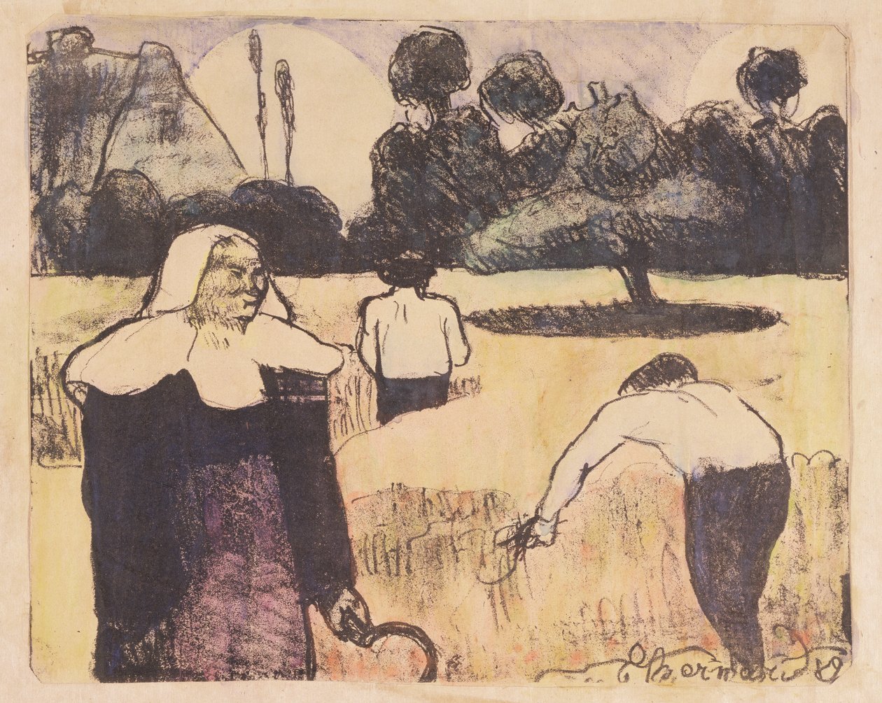 The Harvester من سلسلة Les Brettoneries بواسطة اميل برنارد