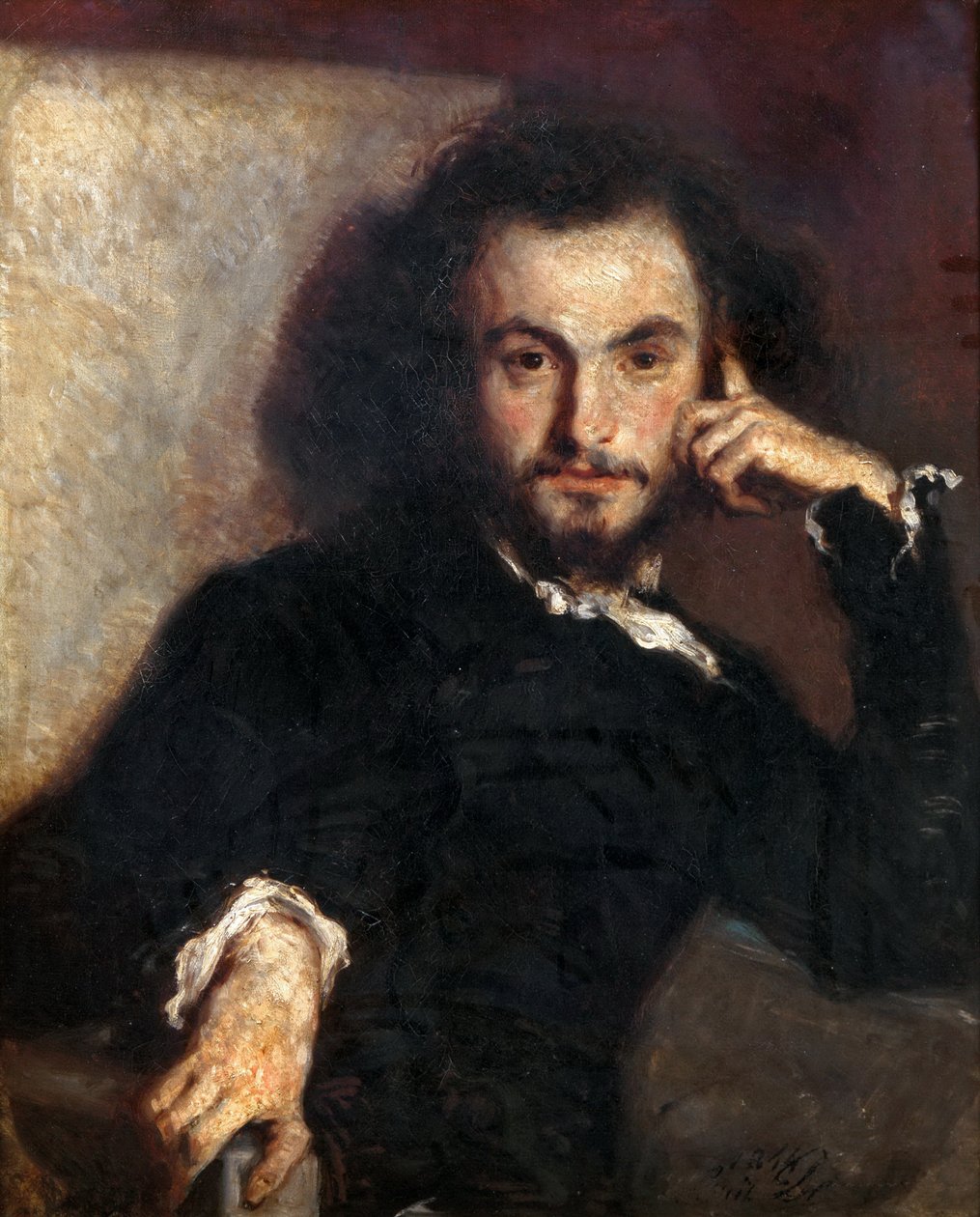 تشارلز بودلير 1821-1867 بواسطة إميل إيزيدور ديروي