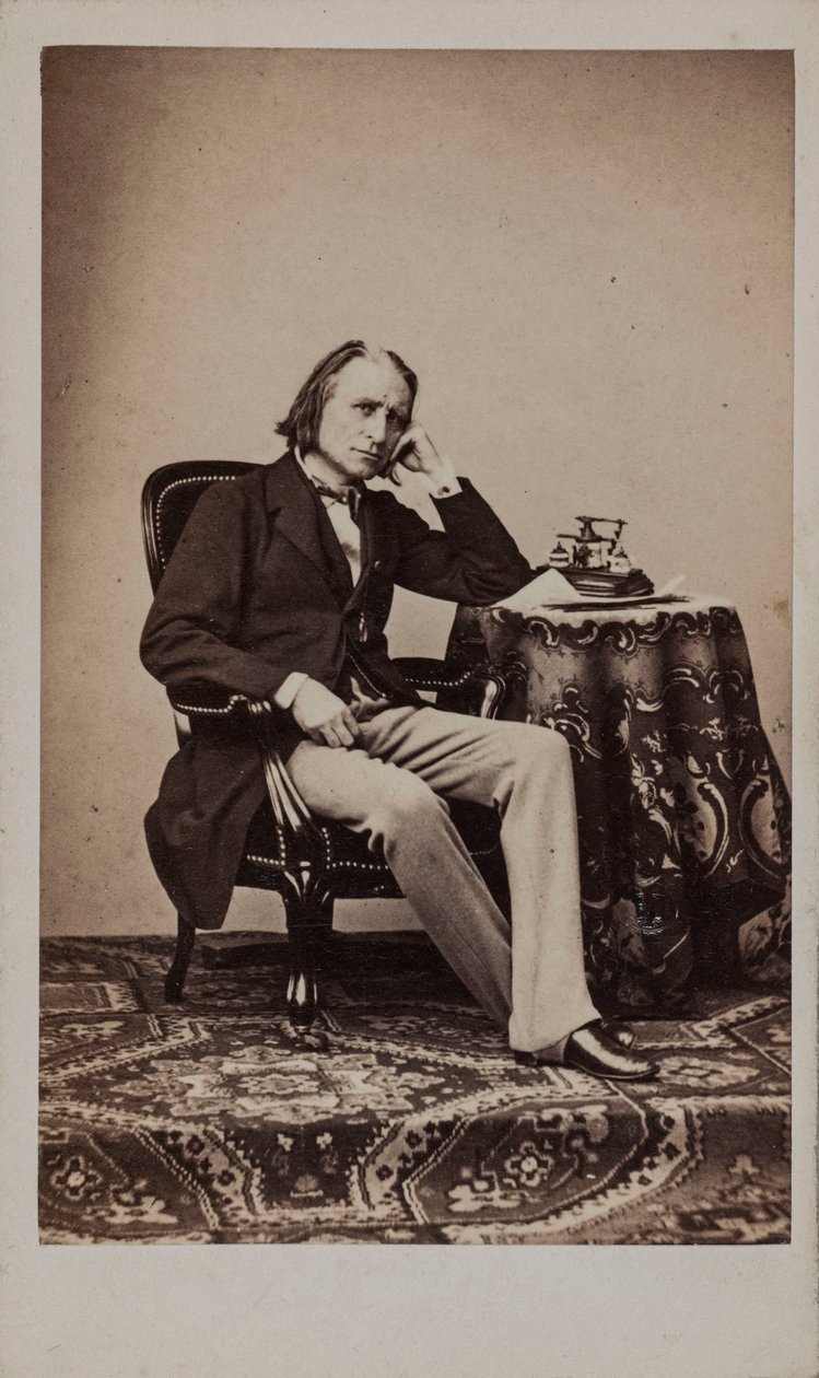 صورة للملحن فرانز ليزت 1811-1886. بواسطة اميل ديمايسونز