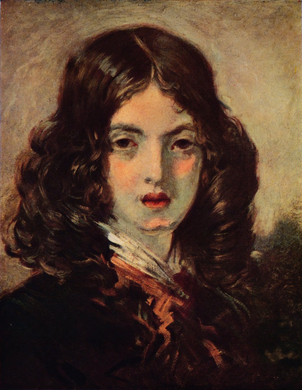 متسول الرأس الأحمر الصغير ، c1843 ، 1939 بواسطة إميل إيزيدور ديروي