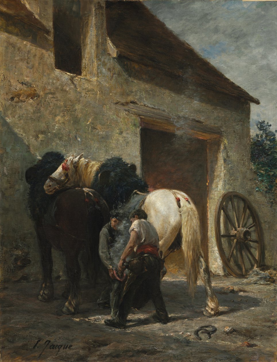 حدادون بعد عام 1887. بواسطة إميل جاك