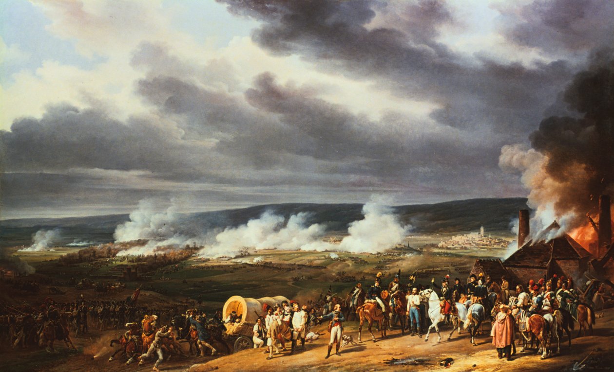 معركة جيمابيس ، 1792 ، 1821. بواسطة إميل جان هوراس فيرنيه