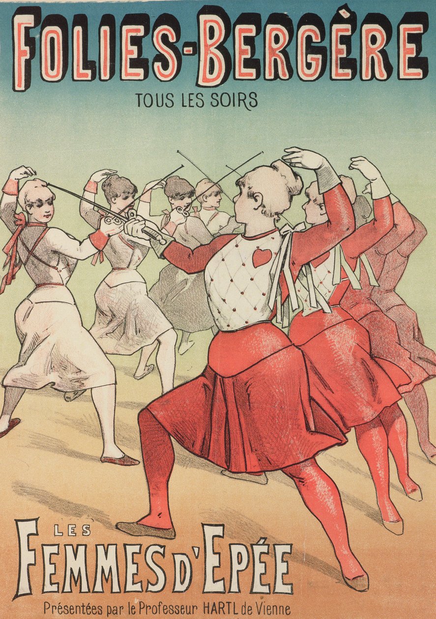 The Swordswomen (لون ليثو) بواسطة اميل ليفي