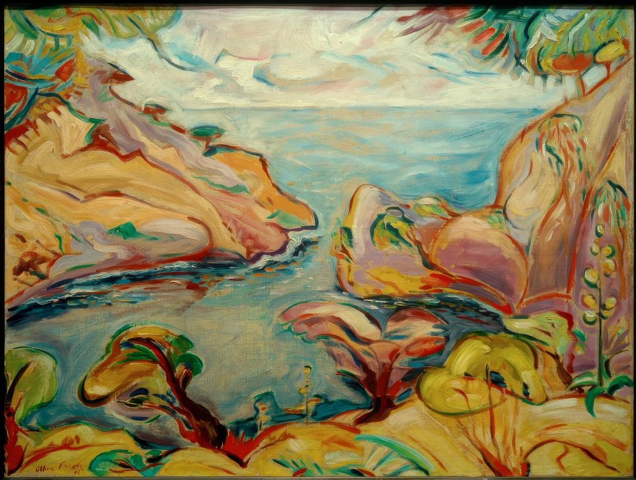 La Calanque du Mugel à La Ciotat بواسطة إميل أوتون فريزز