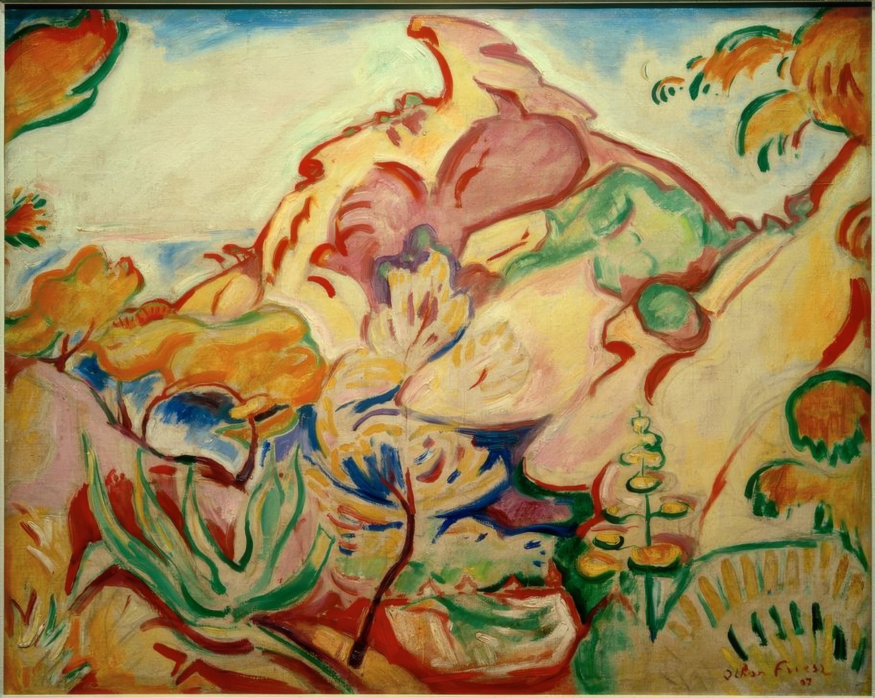 Paysage à La Ciotat (Le Bec de l’Aigle) بواسطة إميل أوتون فريزز