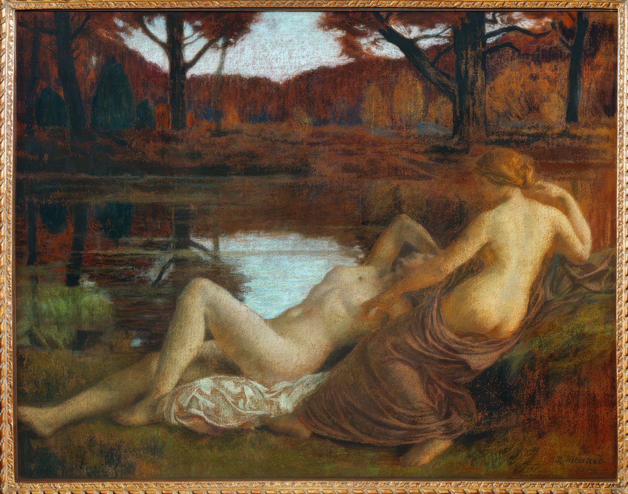 The Dryads بواسطة ماري أوغست اميل رينيه مينارد