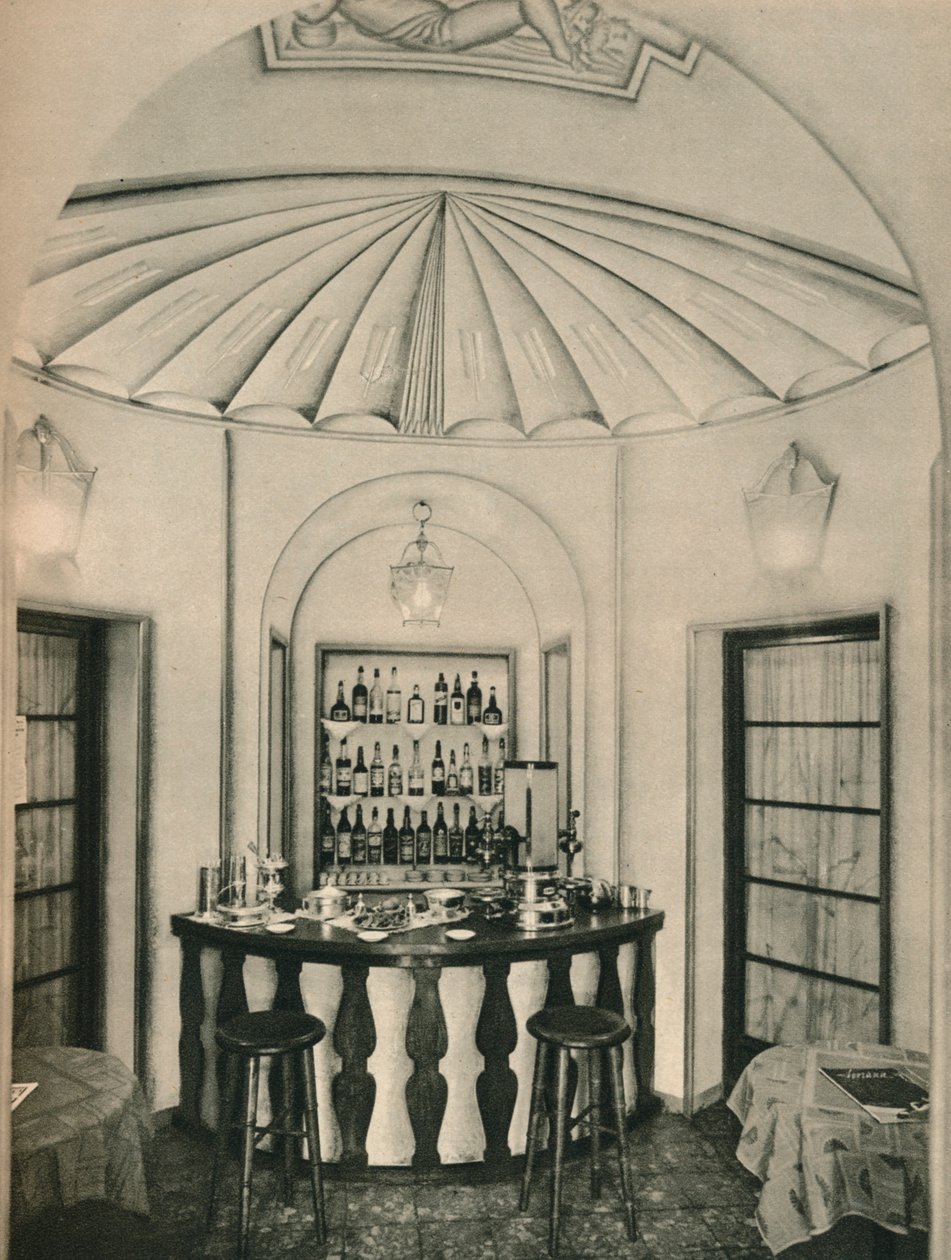 'The Penna D'Oca Restaurant، The Cocktail Bar، c1928 بواسطة إميليو لانسيا