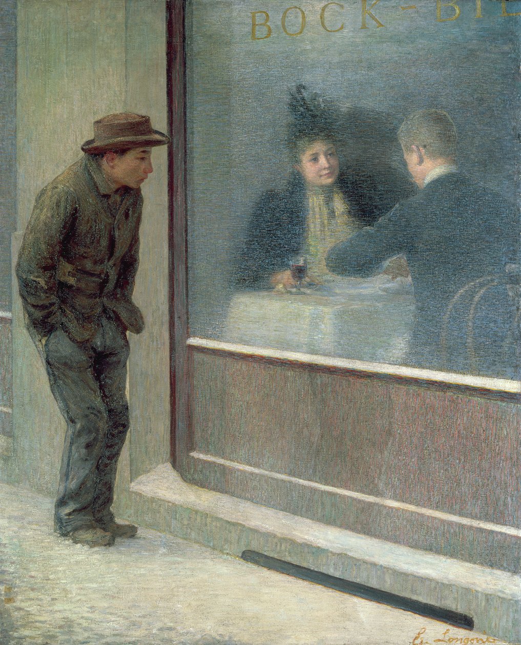 انعكاسات رجل جائع أو التناقضات الاجتماعية ، 1894 بواسطة إميليو لونجوني
