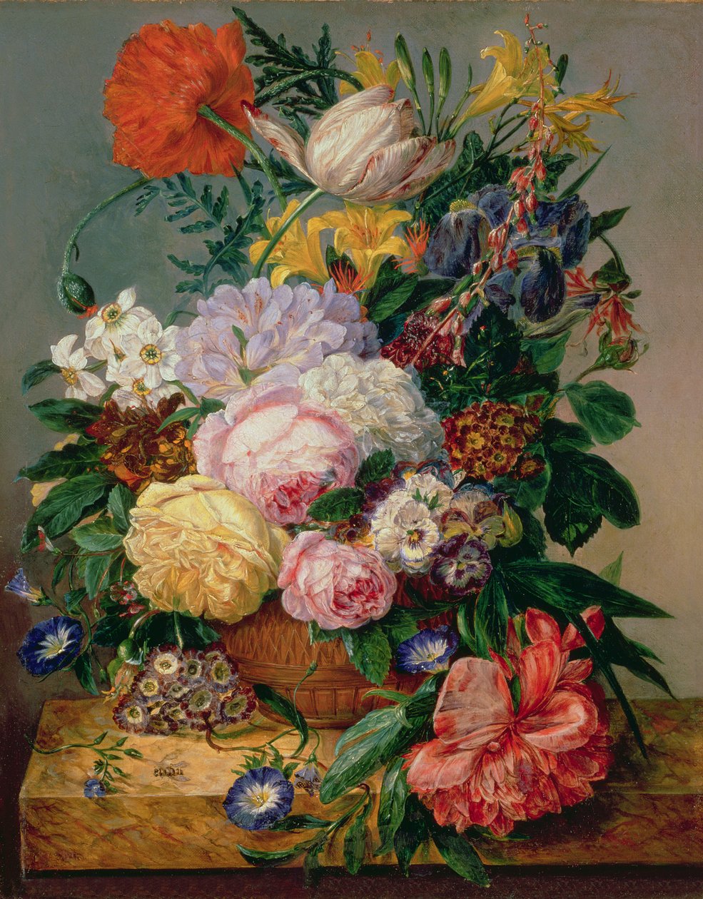 الزهور ، c.1840 بواسطة إميلي ستانارد