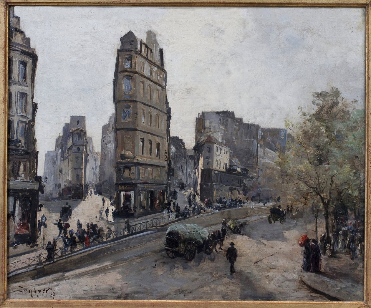 Rue de la Lune ، و Beauregard و de Clery ، وإطلالات على Boulevard Saint Denis في باريس بواسطة إيمانويل لانسير
