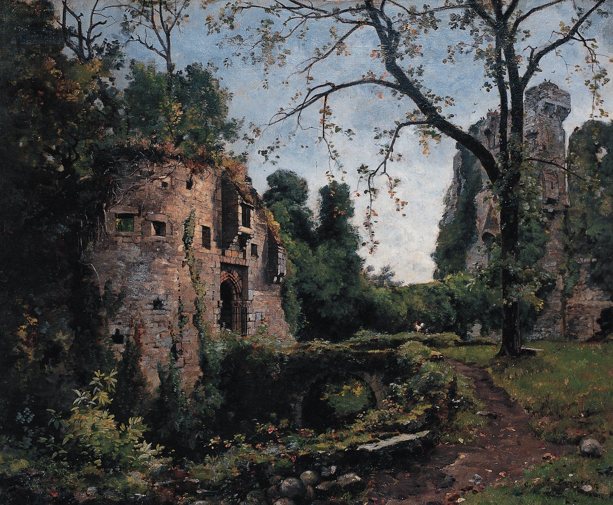 The Bastion des Ormes ، داخل قصر Château de Clisson بواسطة إيمانويل لانسير