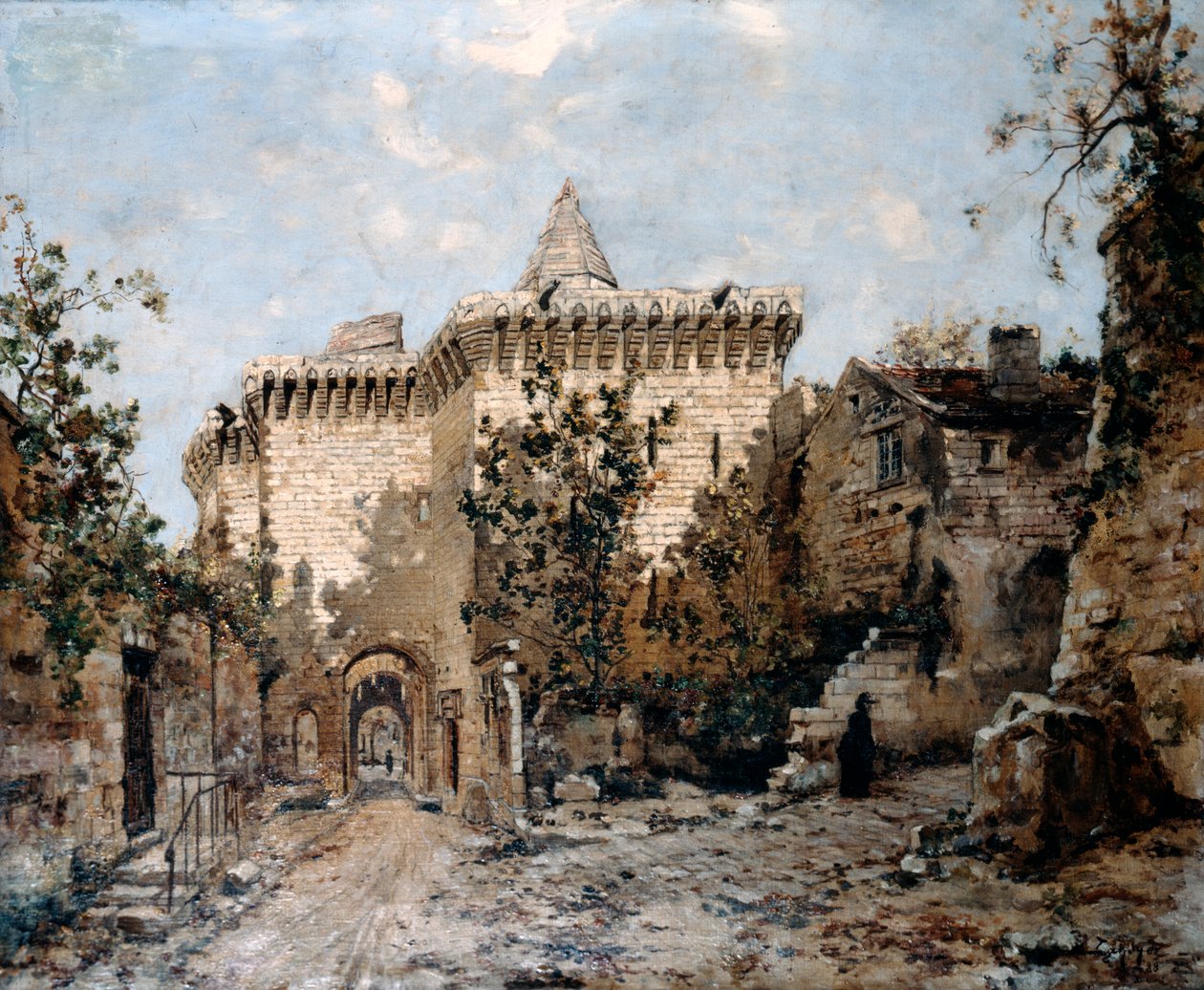 باب كورديليير والقلعة ، 1891 بواسطة إيمانويل لانسير