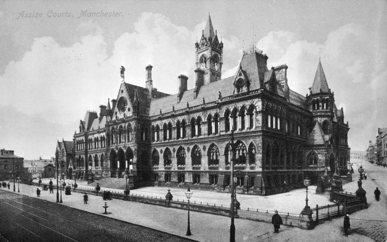 محاكم الجنايات ، مانشستر ، ج .1910 بواسطة مصور انجليزى