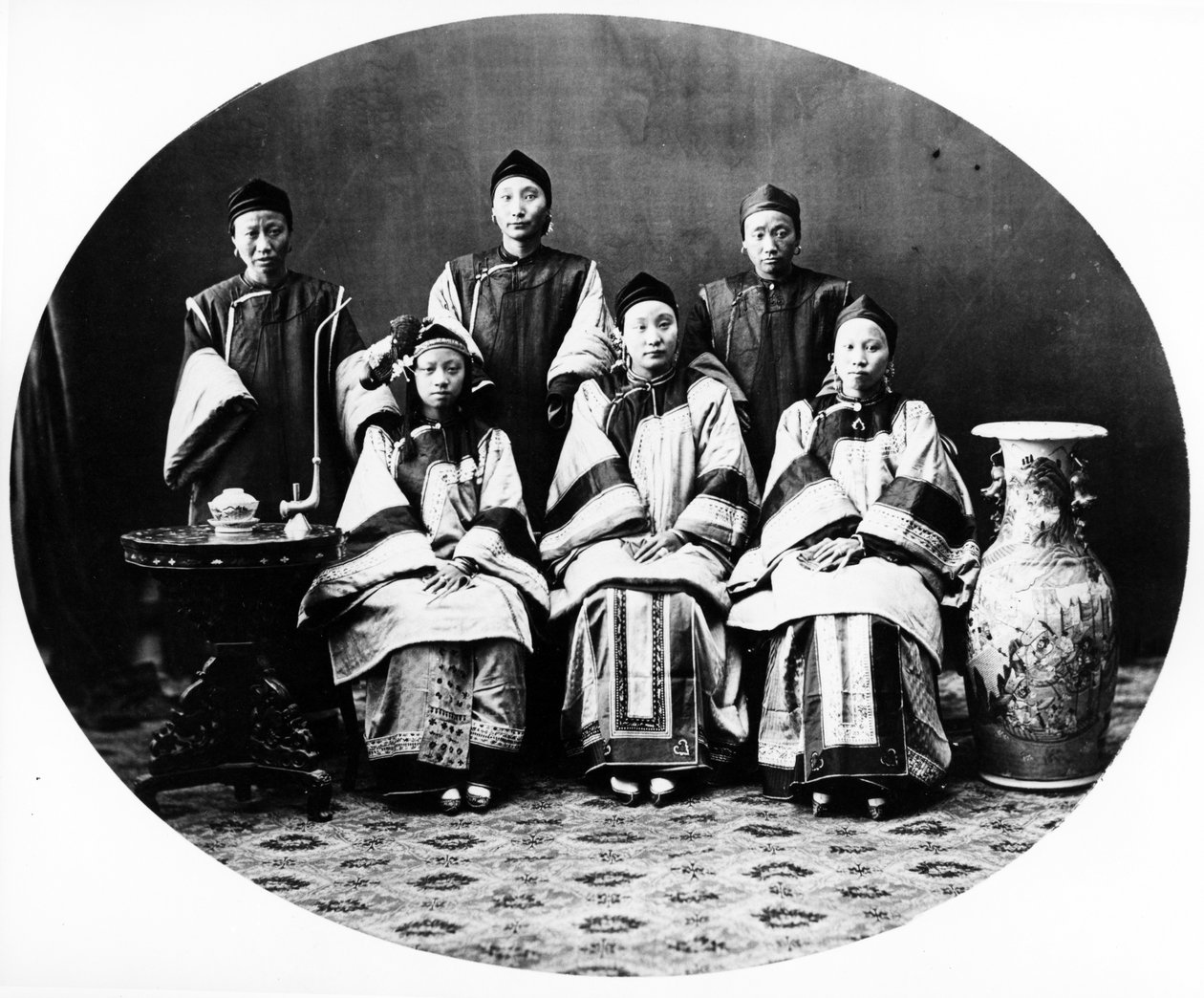 السيدات السماوية ، شنغهاي ، c.1870 بواسطة مصور انجليزى