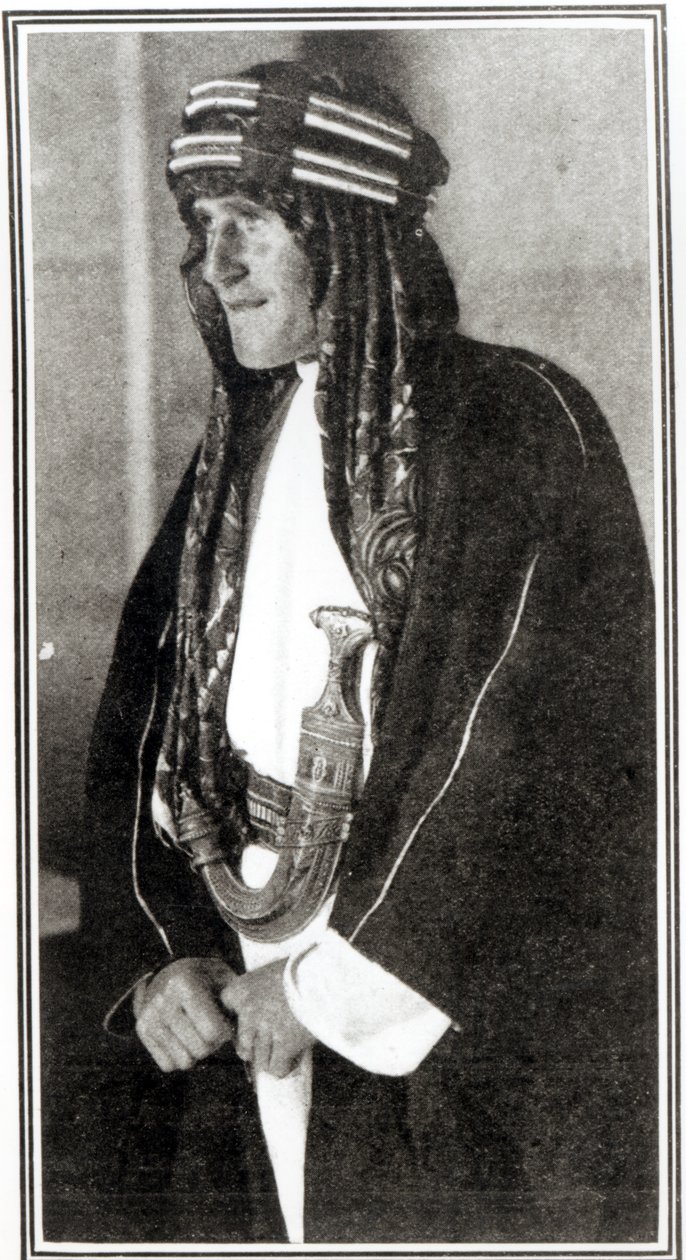 العقيد ت. إ. لورانس ، 1919 بواسطة مصور انجليزى