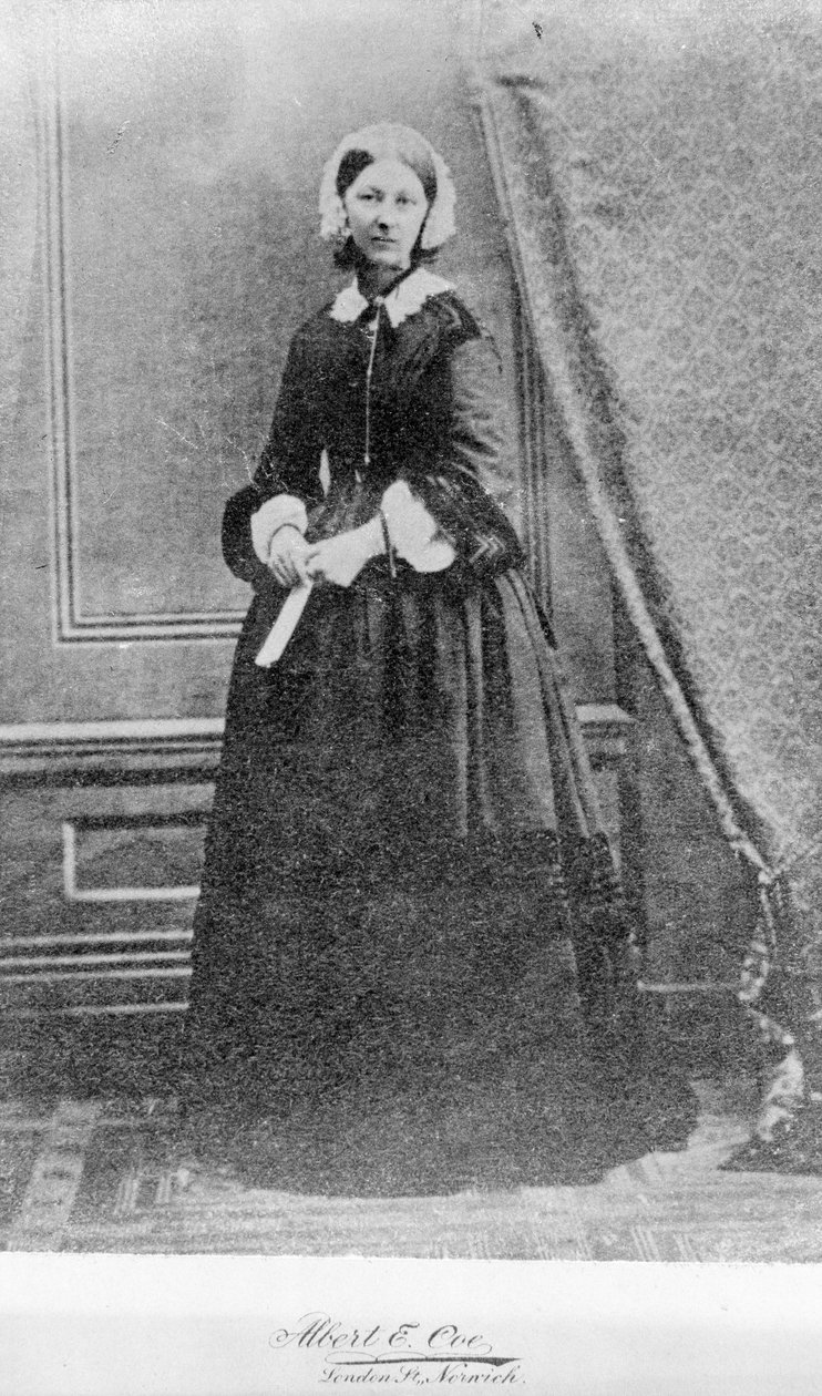 فلورنس نايتنجيل ، 1856 بواسطة مصور انجليزى