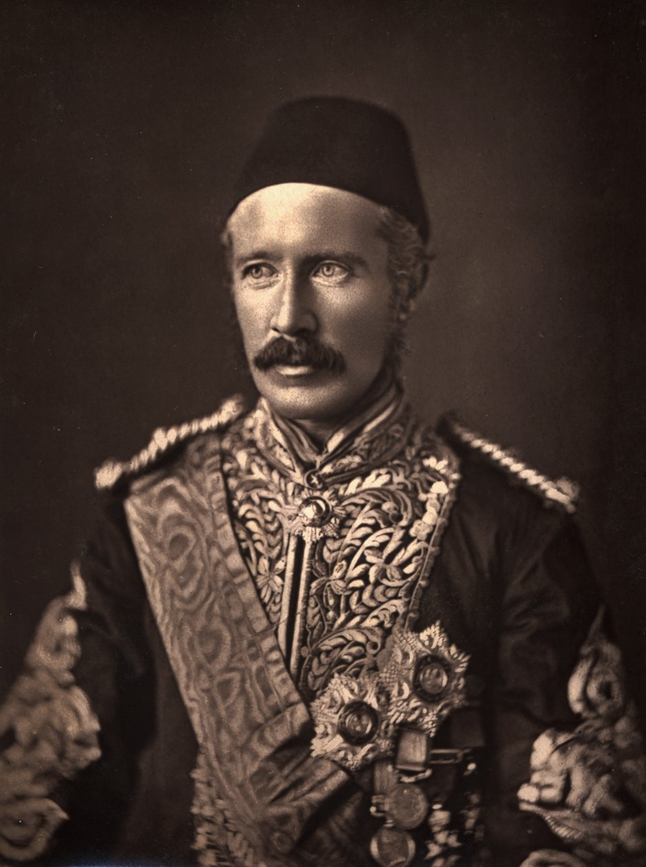 الجنرال تشارلز جورج جوردون (1833-1885) (حفر ضوئي) بواسطة مصور انجليزى