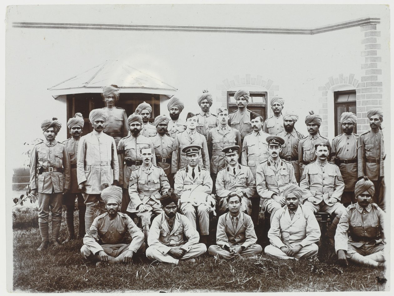 مجموعة جنود ، 1914-1915 بواسطة مصور انجليزى