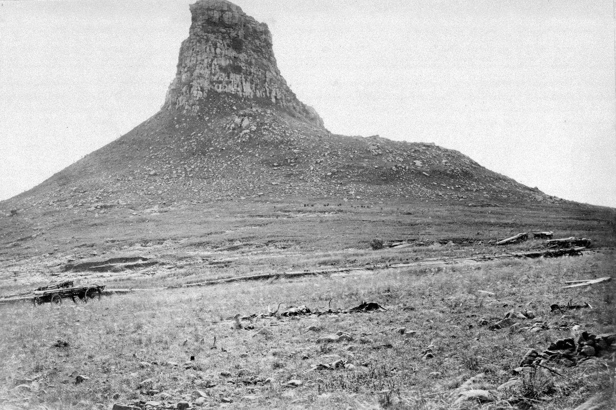 جبل إيساندلوانا ، 1879 بواسطة مصور انجليزى