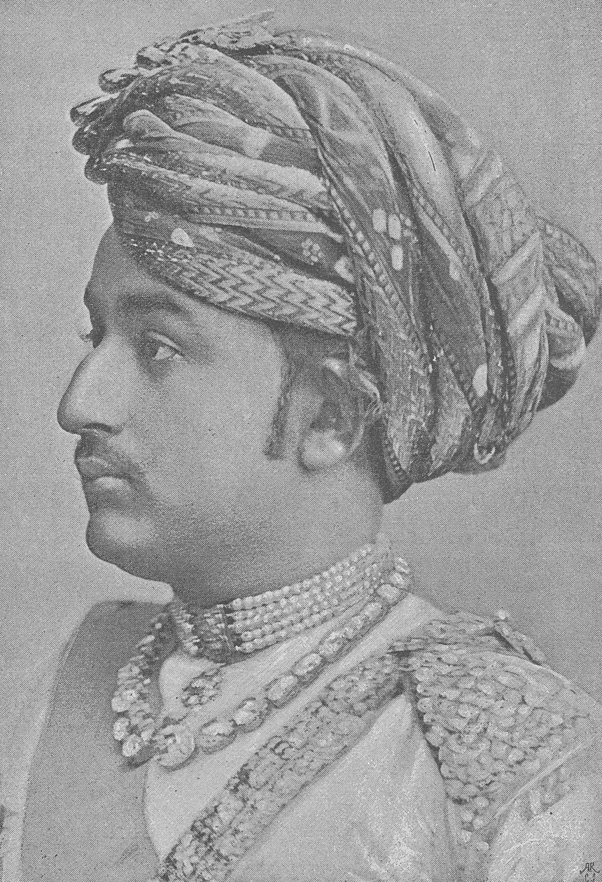 Khengarji الثالث ، مهاراو من Cutch بواسطة مصور انجليزى