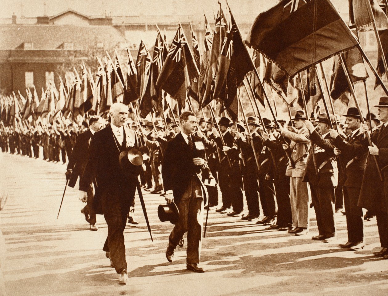 الملك إدوارد مع الفيلق البريطاني ، 1914-1918 بواسطة مصور انجليزى