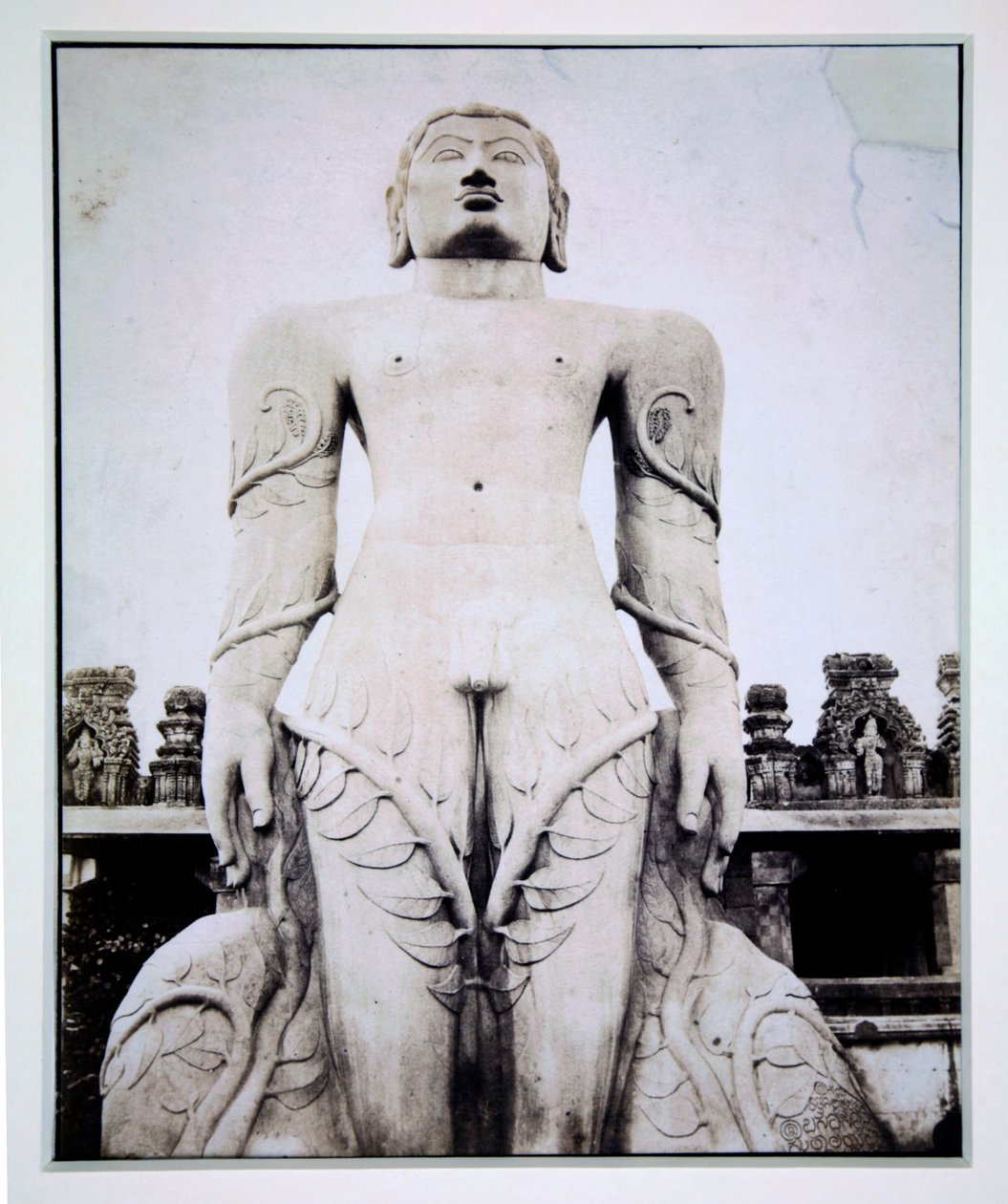 تمثال مترابط لغوماتيشفارا ، سترافانا بيلجولا ، c.1855 بواسطة مصور انجليزى