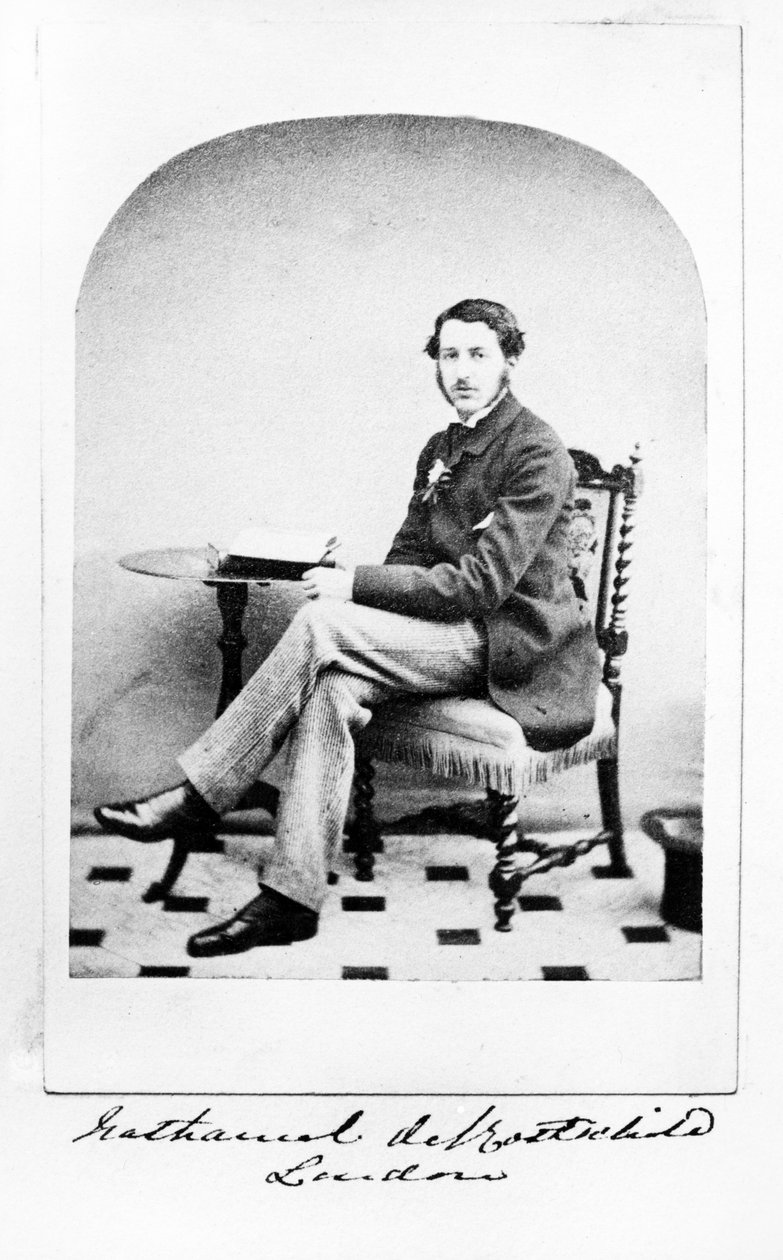 Nathaniel de Rothschild ، c.1860s بواسطة مصور انجليزى