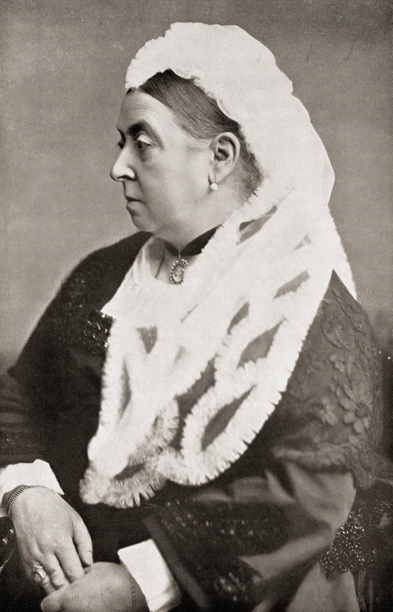 الملكة فيكتوريا (1819-1901) عن عمر يناهز الستين ، عام 1855 بواسطة مصور انجليزى