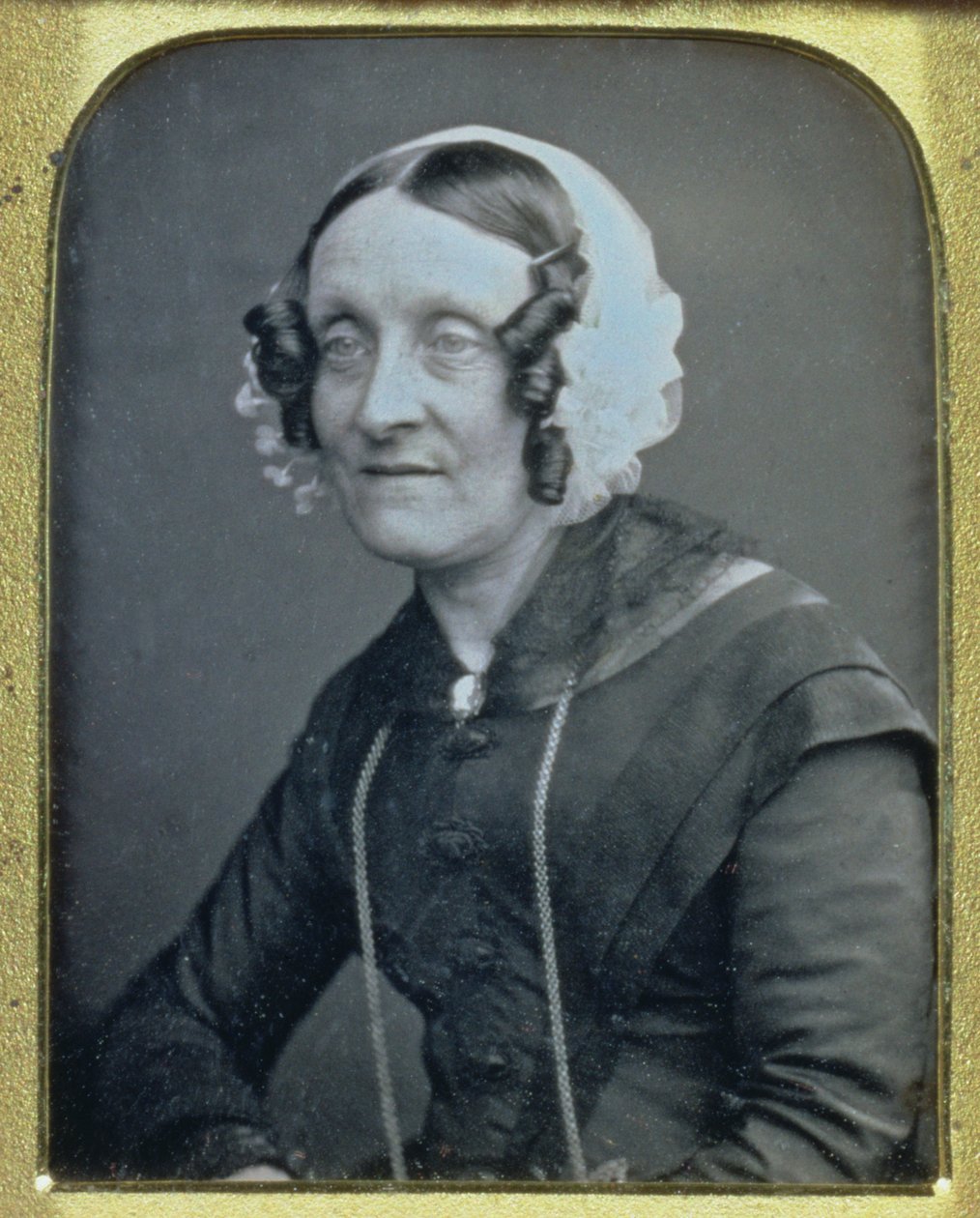 سارة فاراداي زوجة مايكل فاراداي (1791-1867) 1840s-50s (daguerreotype) بواسطة مصور انجليزى