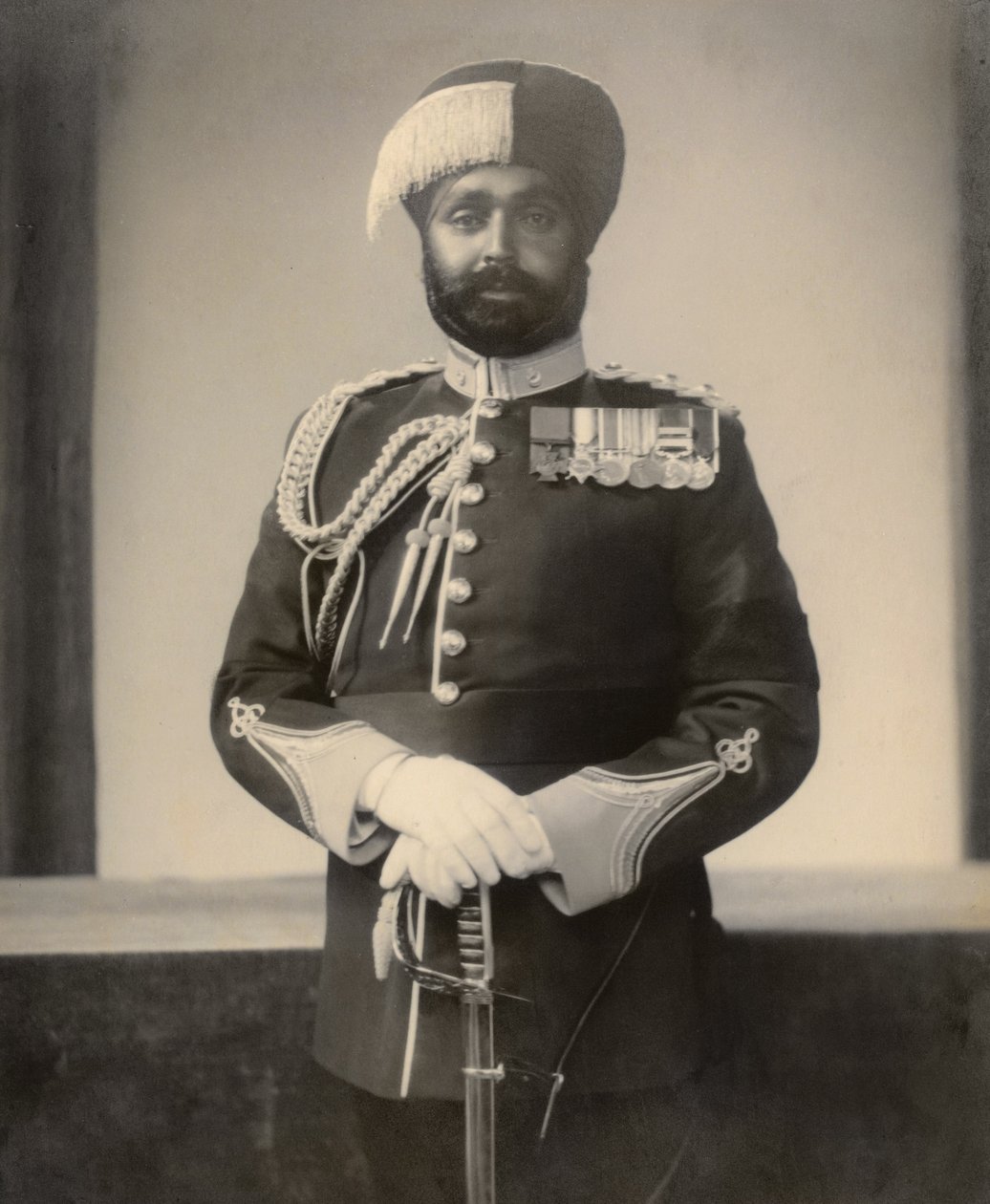 الرائد الفرعي إيشار سينغ ، بهادور VC OBI ، الكتيبة الرابعة ، فوج البنجاب الخامس عشر ، 1936-1937 بواسطة مصور انجليزى