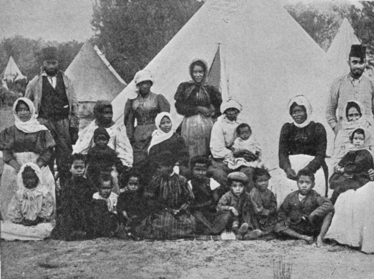 معسكر الاتصال للماليزيين ، كيب تاون ، صورة توضيحية من الملك ، 25 مايو 1901 بواسطة مصور انجليزى