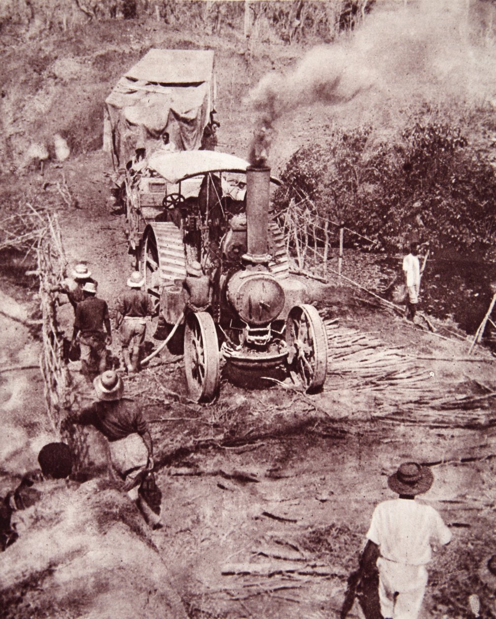 رحلة ميمس البرية إلى بحيرة تنجانيقا ، صورة توضيحية من أخبار الحرب المصورة ، 31 يناير 1917 (بني داكن) بواسطة مصور انجليزى