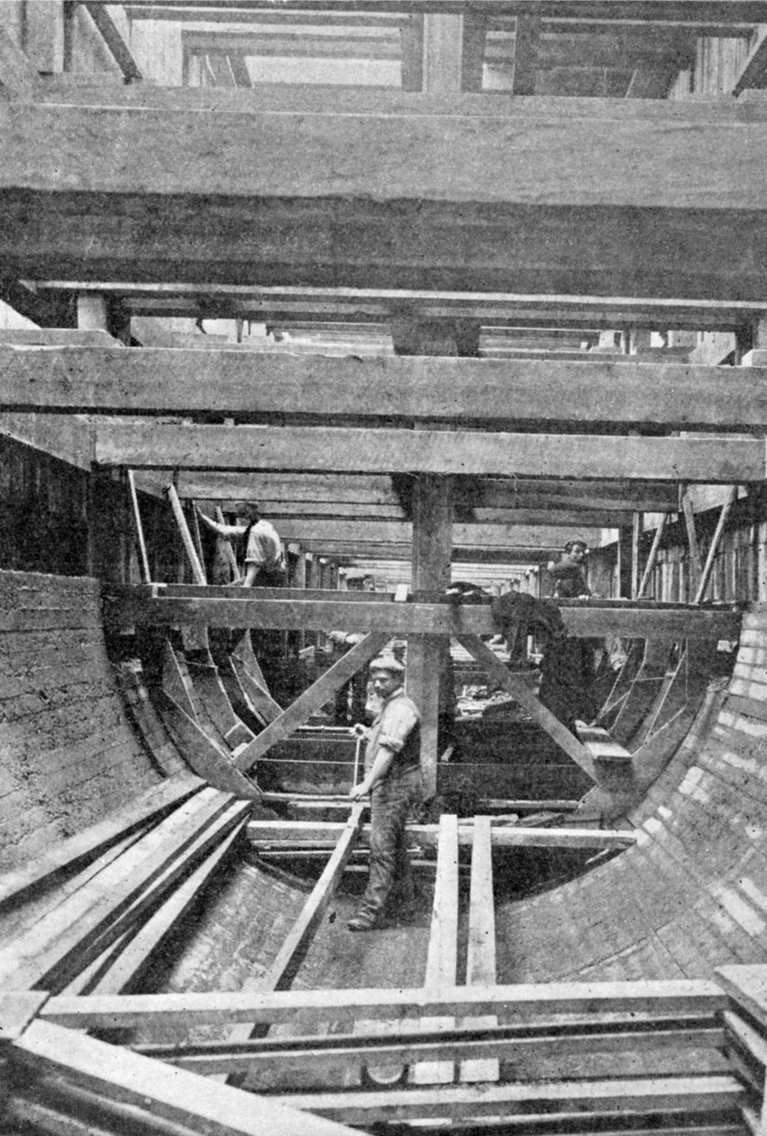 تمبلر و قاع خرسانة مجاري القوس و فيكتوريا بارك ، رسم توضيحي من الملك ، 1 يونيو 1901 بواسطة مصور انجليزى