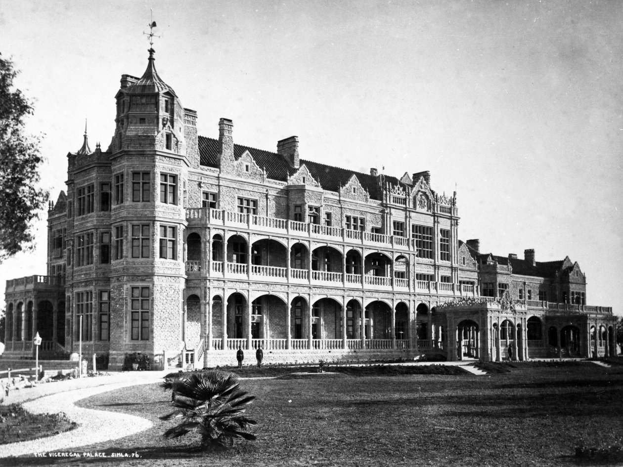 قصر نائب الملك ، سيملا ، 1890 بواسطة مصور انجليزى