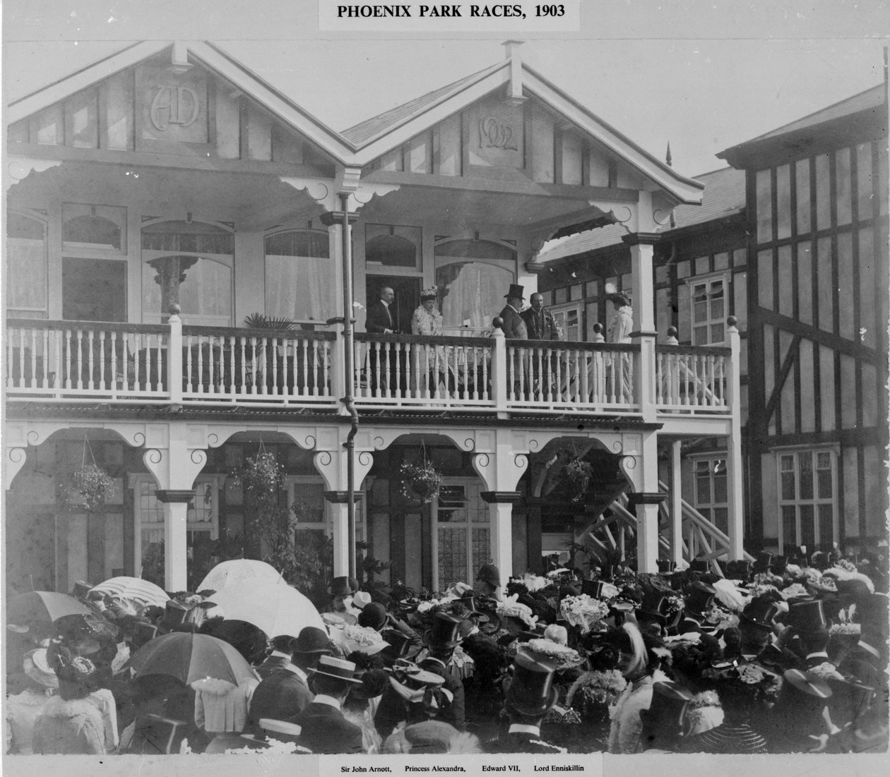 أول سباقات فينيكس بارك ، 1903 بواسطة مصور انجليزى