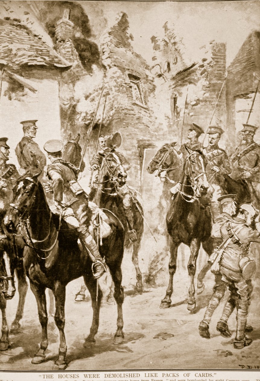 تم هدم المنازل مثل علب بطاقات ، 1914-1919 بواسطة مصور انجليزى