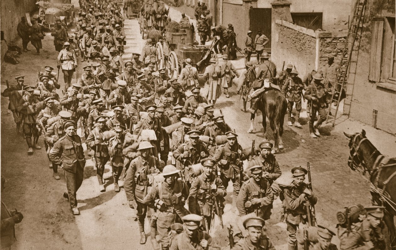 شخصان يتحدان لغرض واحد تحت سيطرة واحدة ، 1914-1919 بواسطة مصور انجليزى