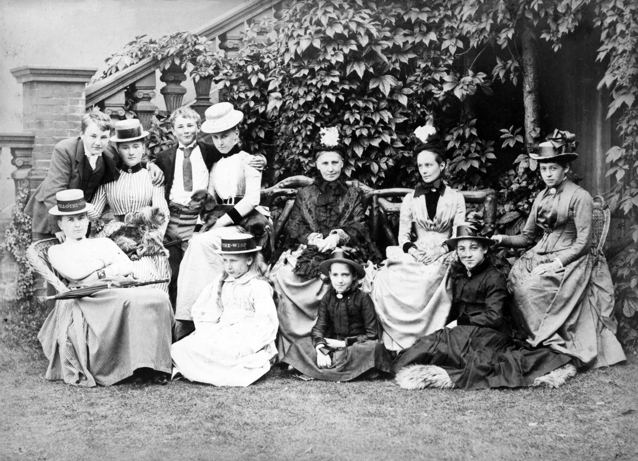 صورة المجموعة الفيكتورية ، c.1890 بواسطة مصور انجليزى