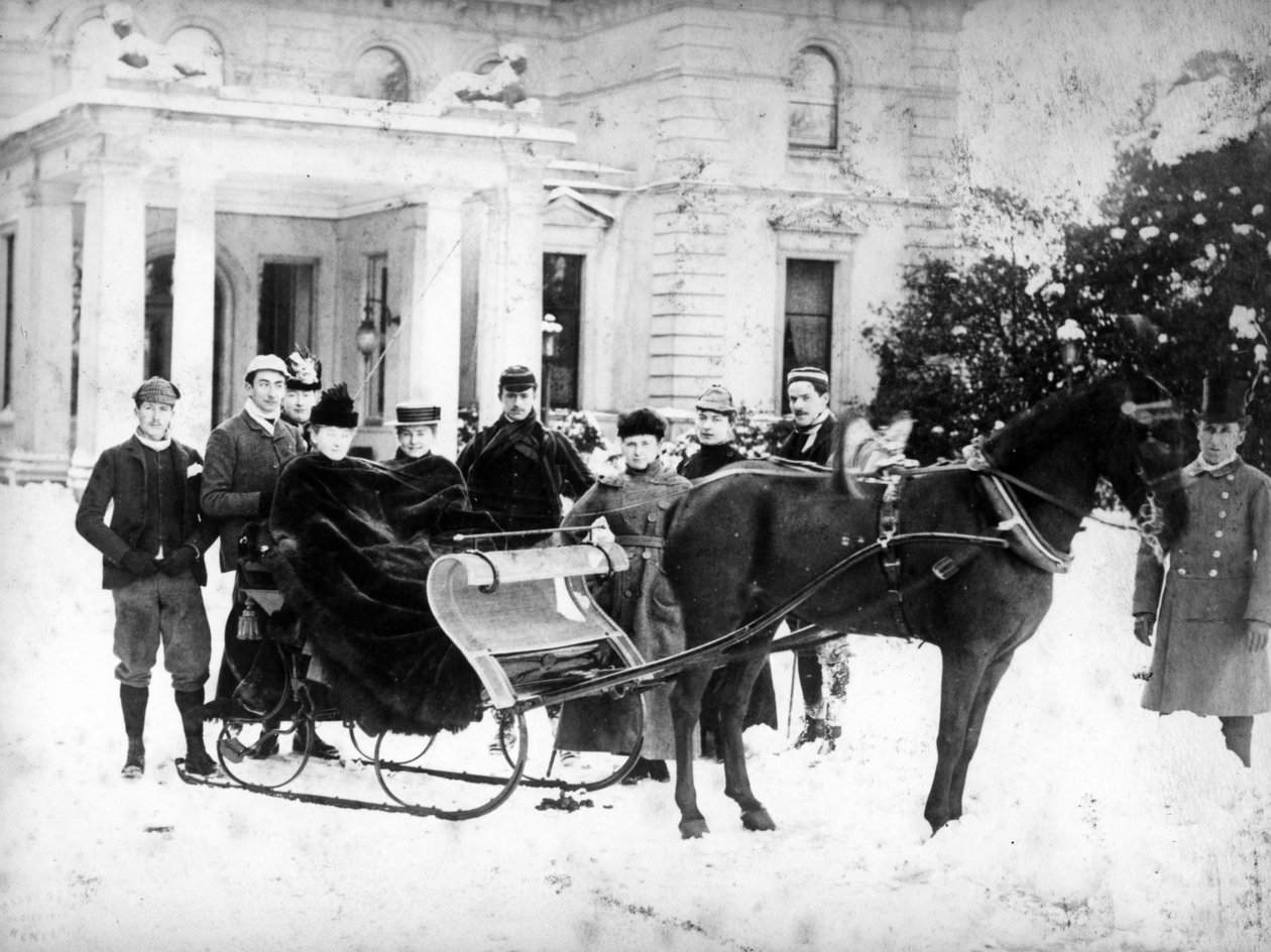 الفيكتوري مزلقة ركوب ، 1870-99 بواسطة مصور انجليزى