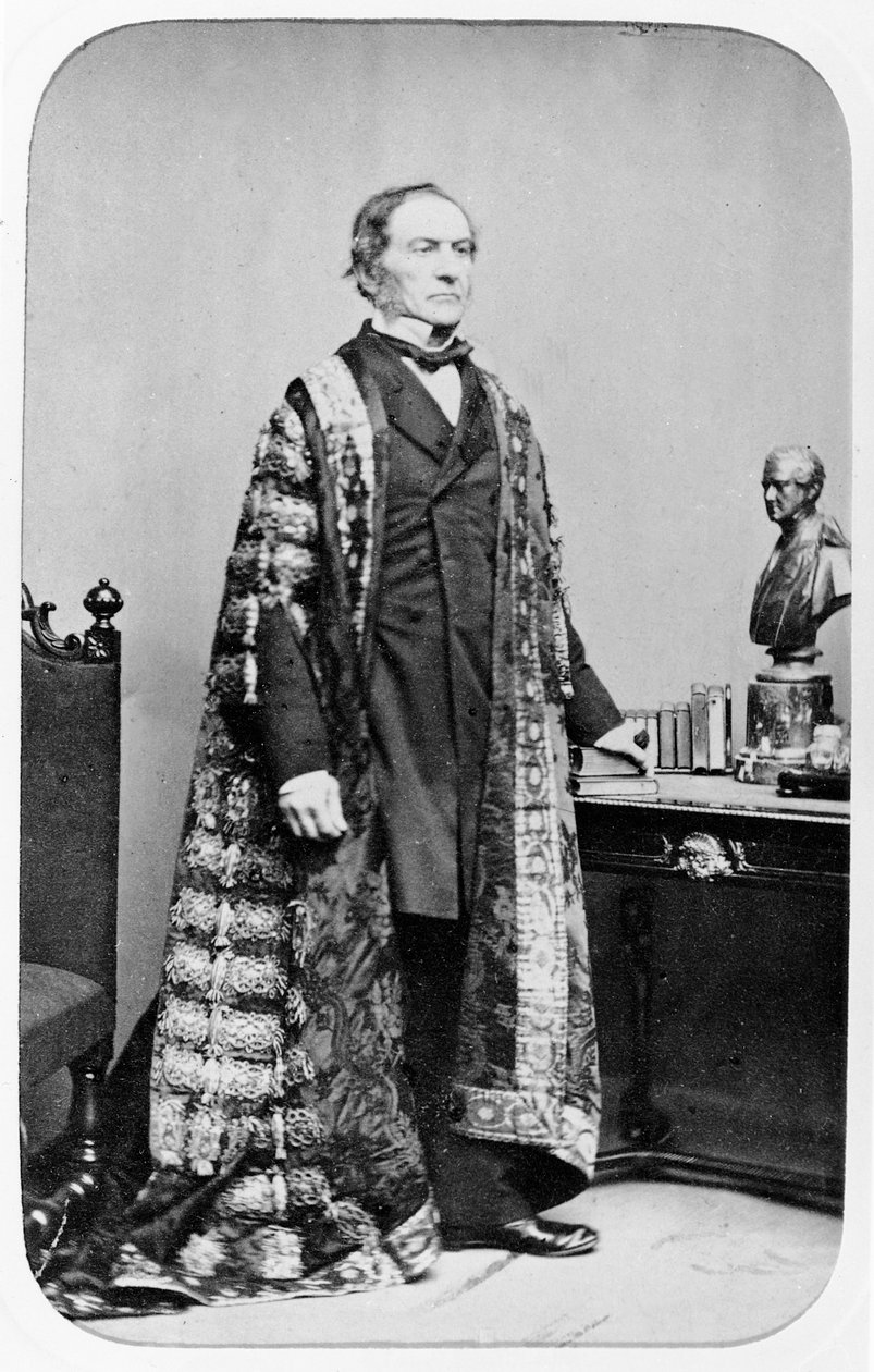 وليام إيوارت جلادستون ، 1860 بواسطة مصور انجليزى