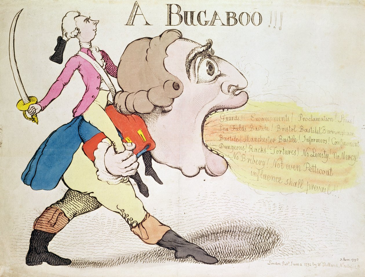 A Bugaboo !!! (نقش يدوي) بواسطة مدرسة اللغة الإنجليزية